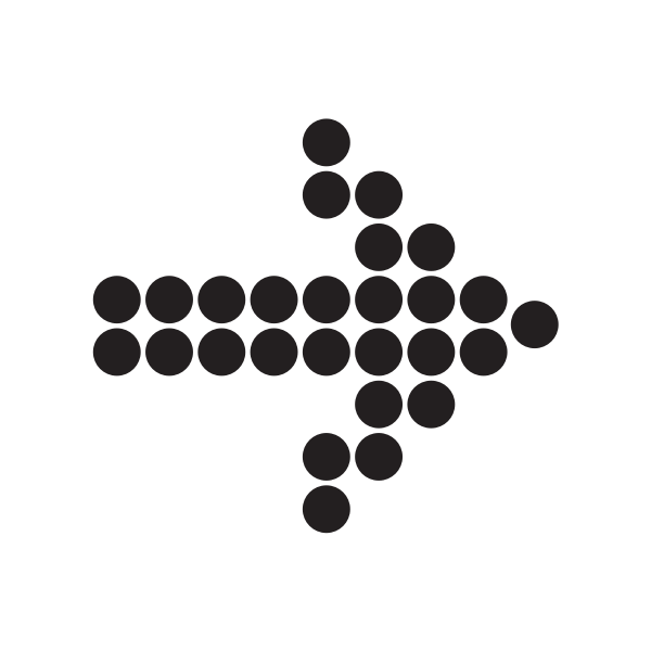 SVG Arrow with black dots