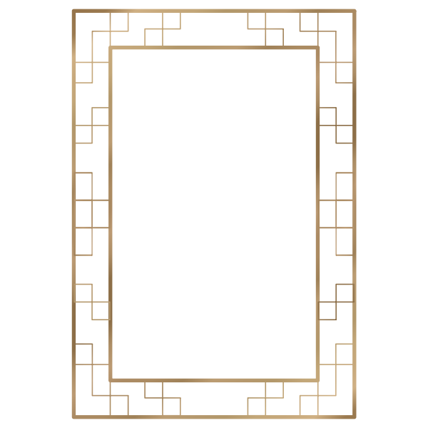 SVG Art Deco Border 7 A4 size