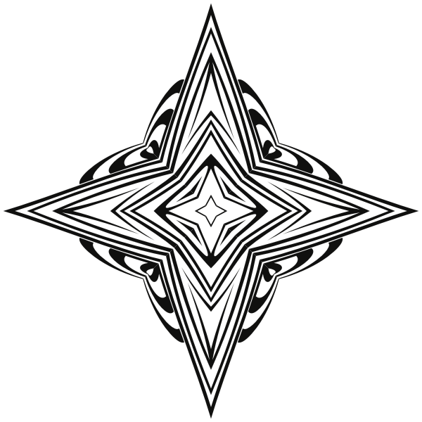 SVG Art Deco Star