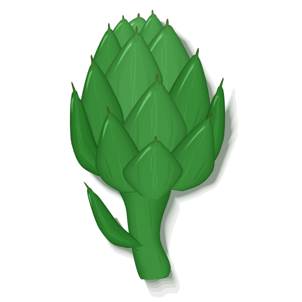 SVG Artichoke plant