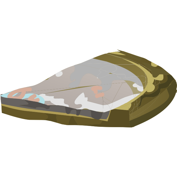 SVG artifact mirror with scribbles piece 4