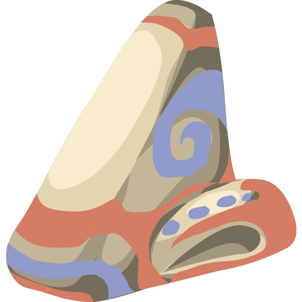 SVG Artifact nose of China vector clip art