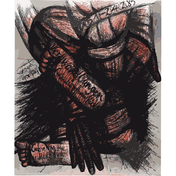 SVG Artistic poster for exhibition in Germany