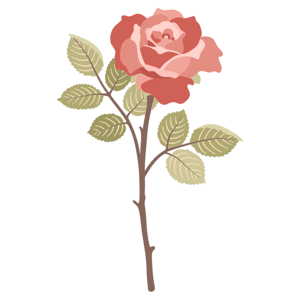 SVG Artistic Rose