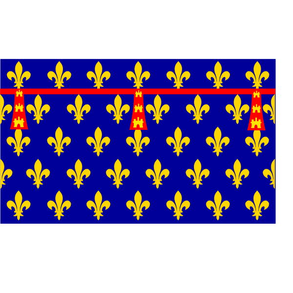 SVG Artois region flag vector illustration