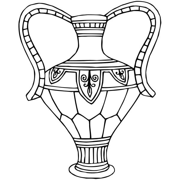 SVG Arty colorless vase
