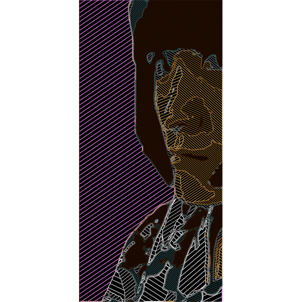 SVG Arty face map