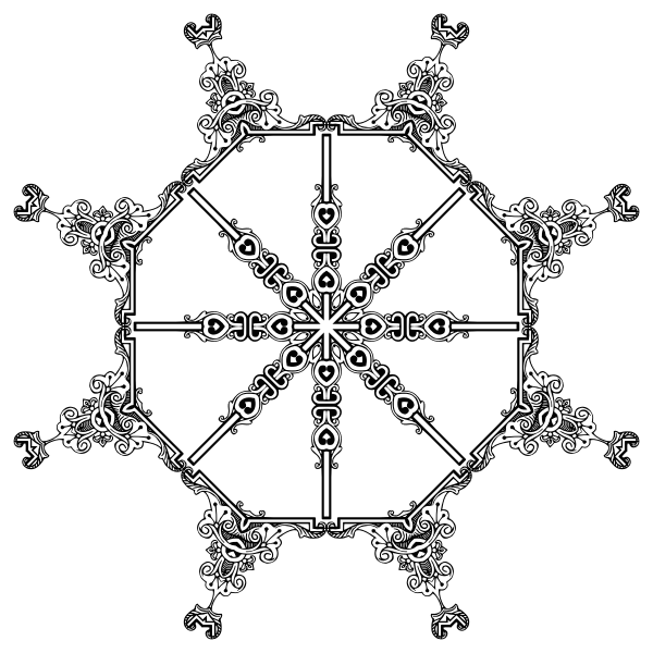 SVG Arty frames set vector image