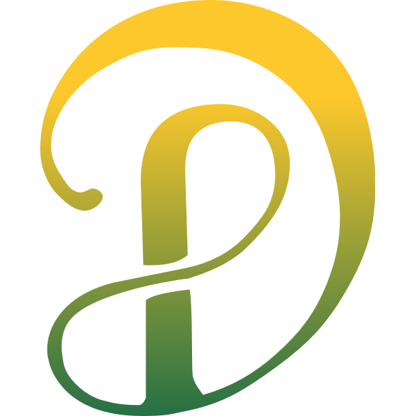 SVG Arty letter D