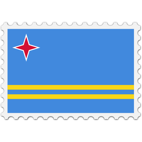 SVG Aruba flag image