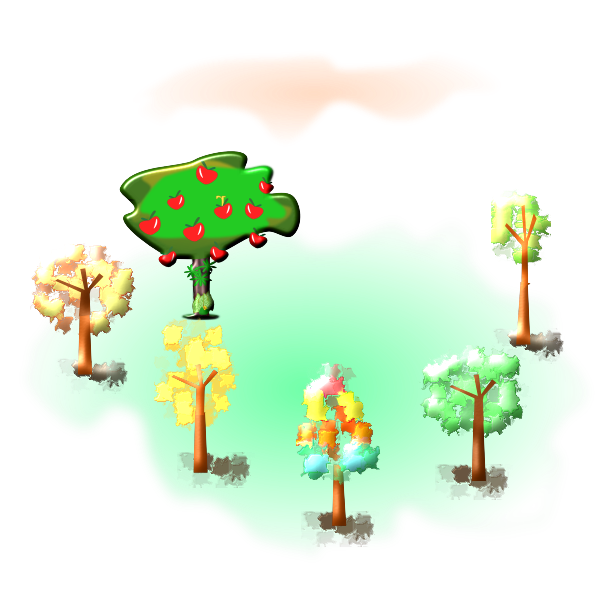 SVG arvores fazendinha do dinho