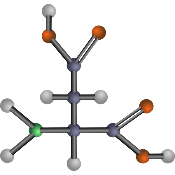 SVG Aspartic acid amino acid