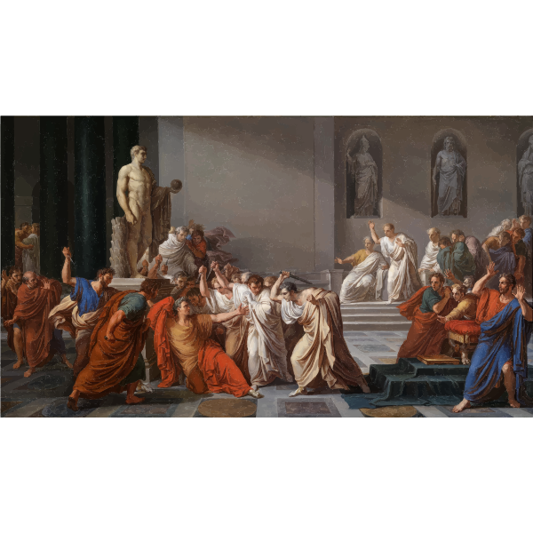 SVG Assassination Of Julius Caesar