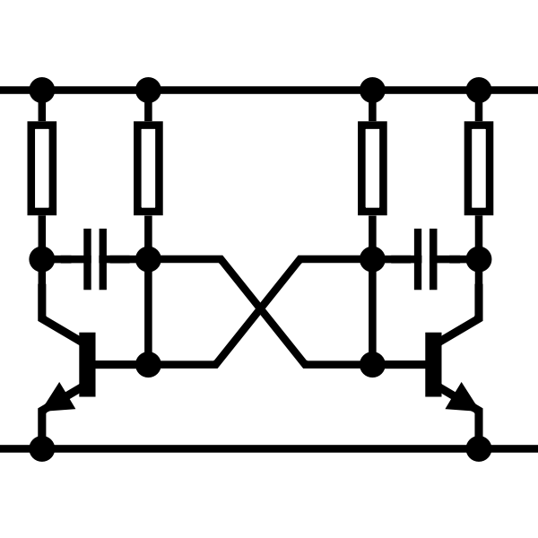 SVG Astable Multivibrator