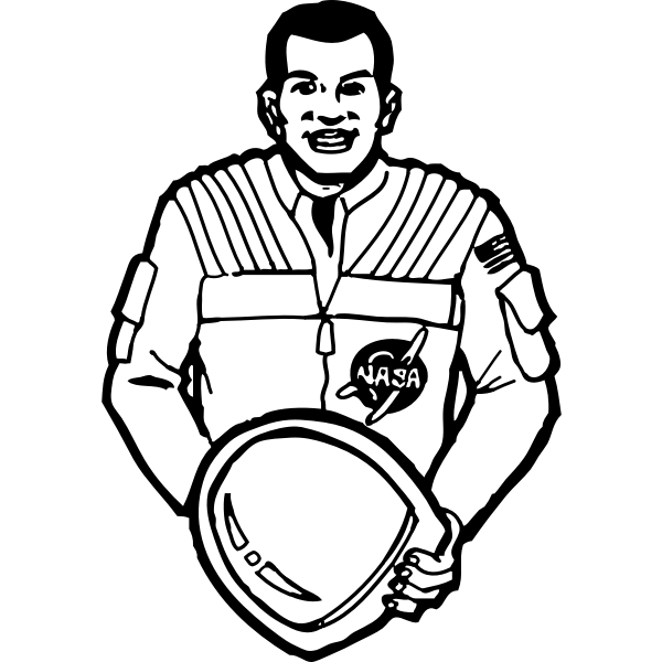 SVG astronaut