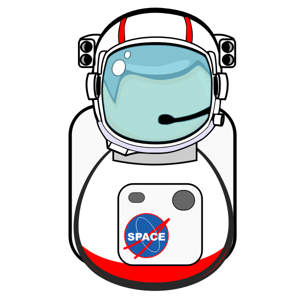 SVG Astronaut in space suit