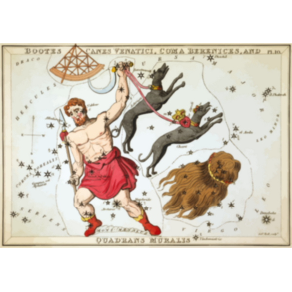 SVG Astronomical card