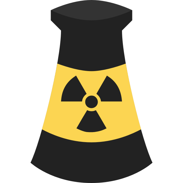 SVG Atomic Energy plant symbol vector clip art