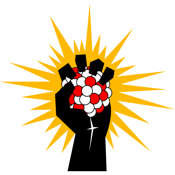 SVG Atomic fist