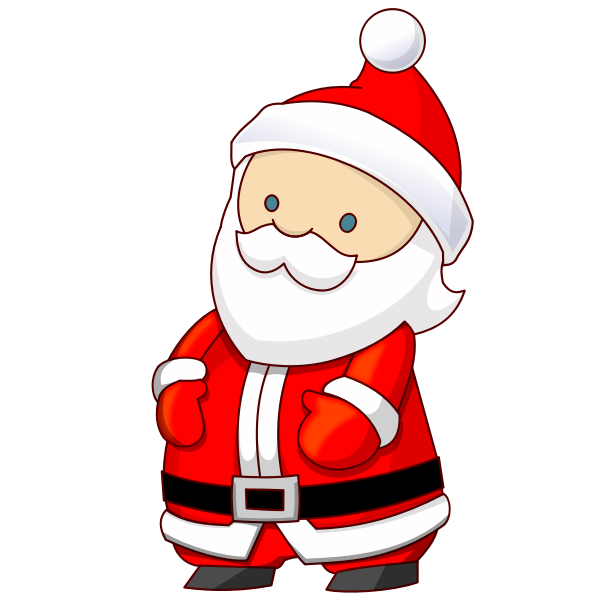 SVG Attack the Tower game Santa Claus vector illustration