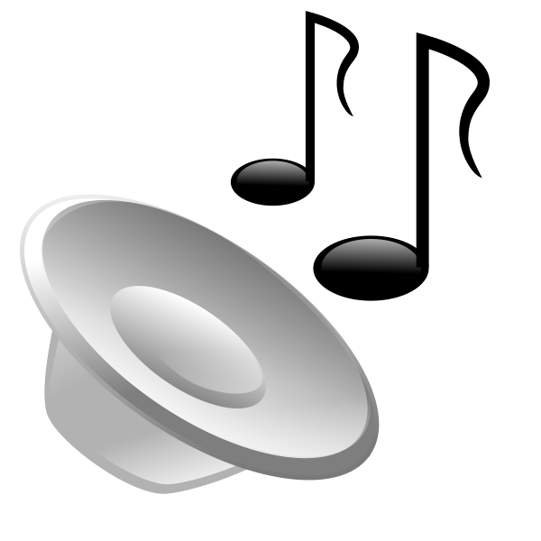 SVG Audio file vector icon