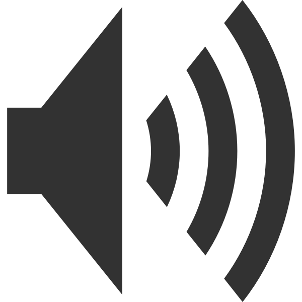 SVG Audio pictogram vector drawing