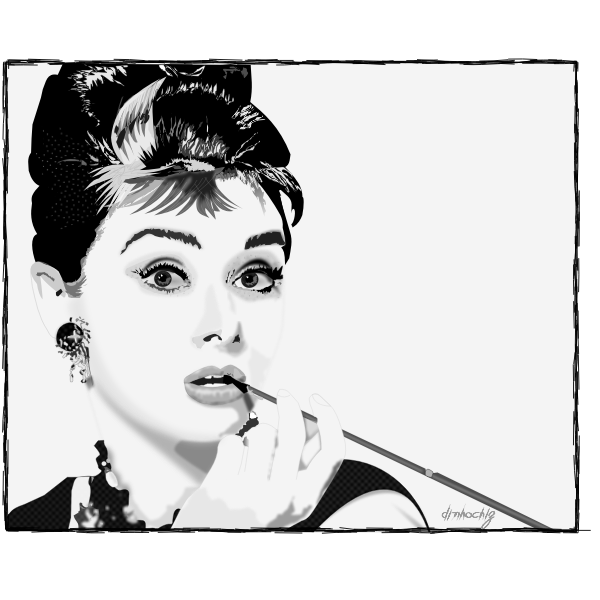 SVG aUDREY CLIP ART