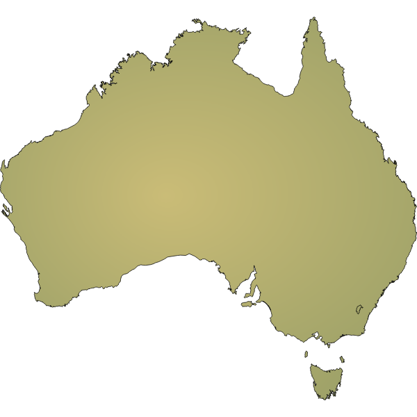 SVG Australia shading without boundaries