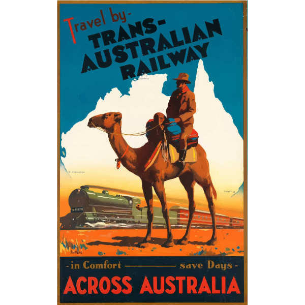 SVG Australian railway ad