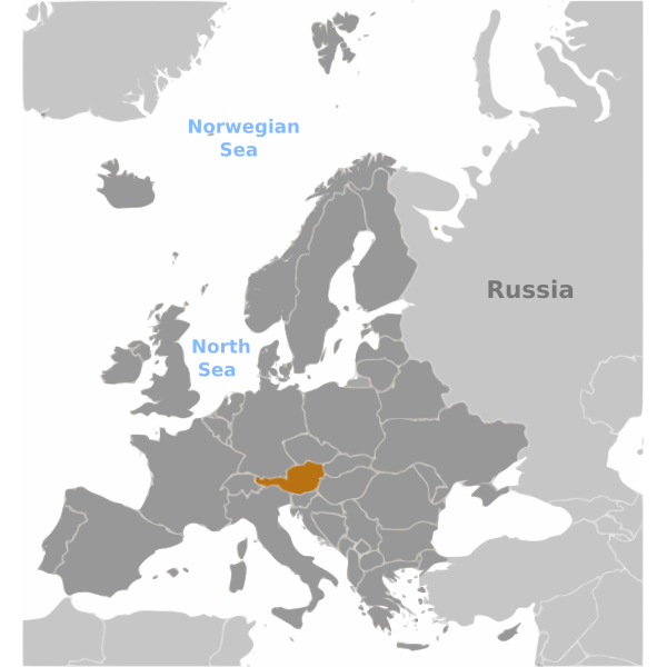 SVG Austria location label