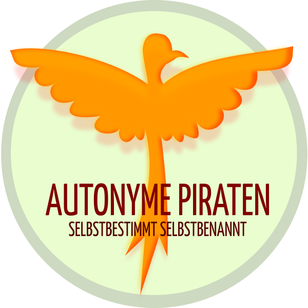 SVG Autonymous pirates sign in German