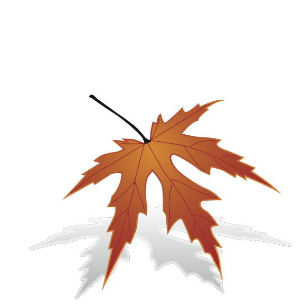 SVG Autumn leaf