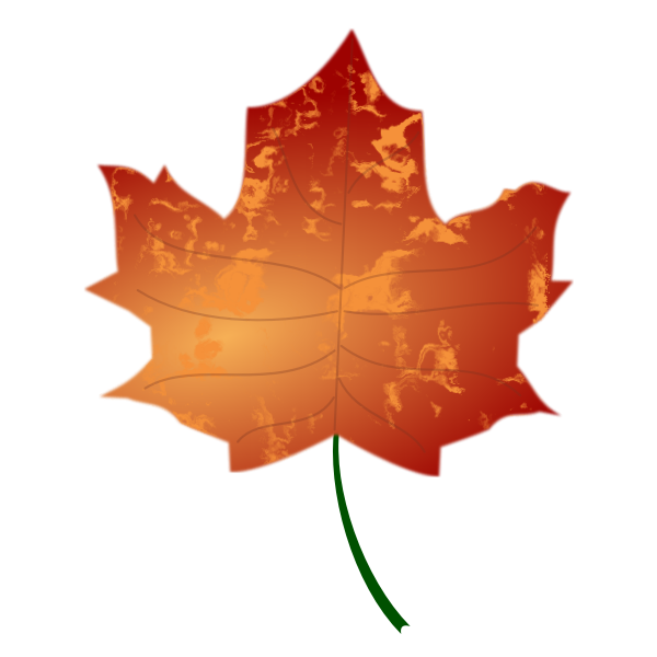 SVG Autumn Leaf 3