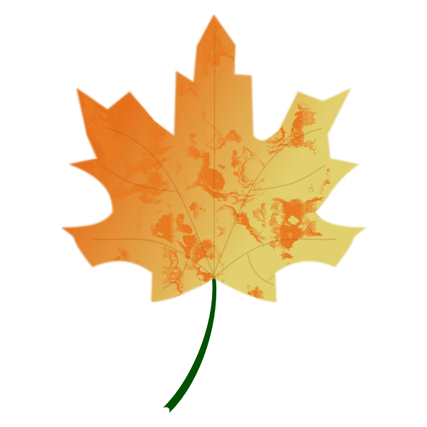 SVG Autumn Leaf 5