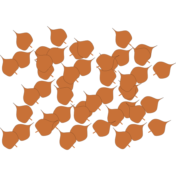 SVG Autumn leaves vector illustration