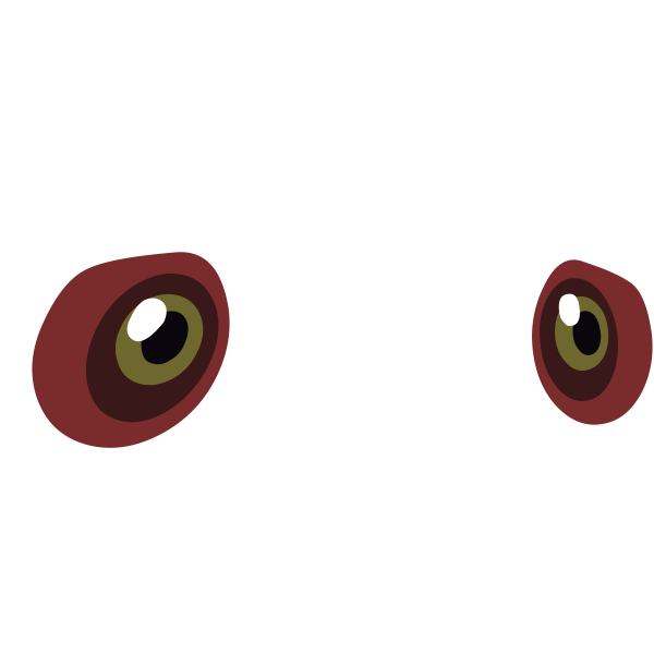 SVG avatar vanity eyes red eyeballs