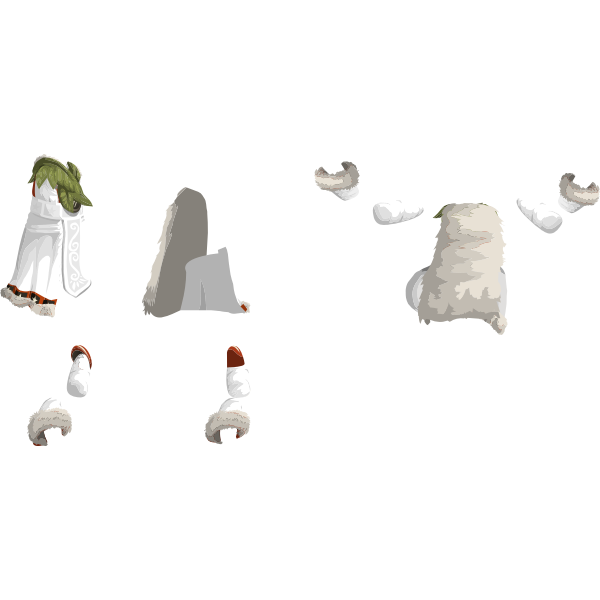 SVG avatar wardrobe coat alph lem mab