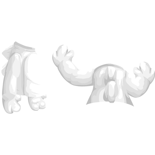 SVG avatar wardrobe coat Mini dino top