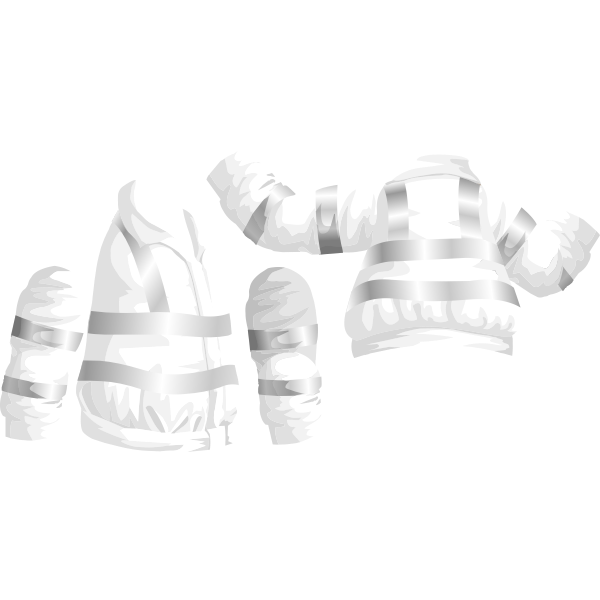 SVG avatar wardrobe coat Reflective Jacket