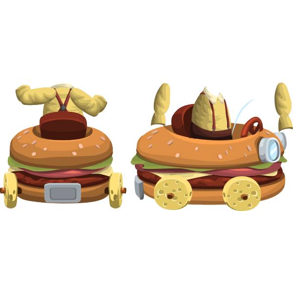 SVG avatar wardrobe coat RideBurgerCar