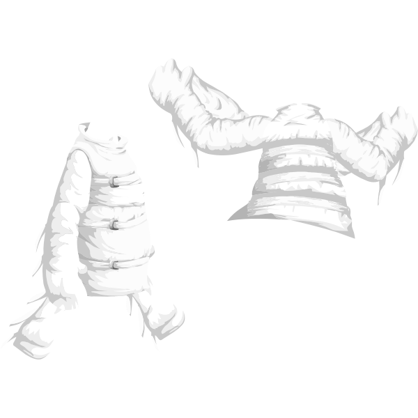 SVG avatar wardrobe coat straight jacket