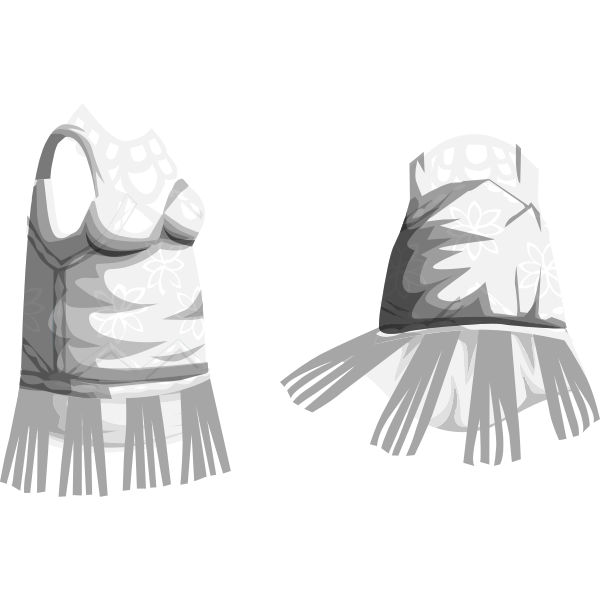 SVG avatar wardrobe dress Flapper Dress