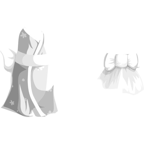 SVG avatar wardrobe dress geisha kimono