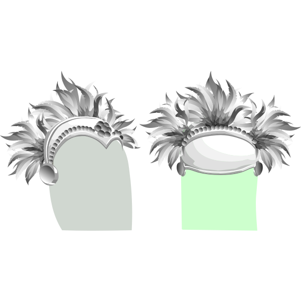 SVG avatar wardrobe hat brazil carnival hat