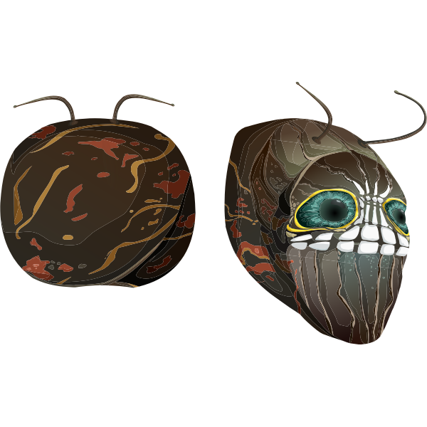 SVG avatar wardrobe hat caterpillar mask 01