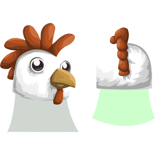 SVG avatar wardrobe hat GlitchamaphoneChickenMask
