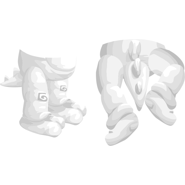 SVG avatar wardrobe pants Mini dino pants