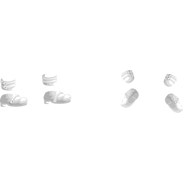 SVG avatar wardrobe shoes steampunk lady boots