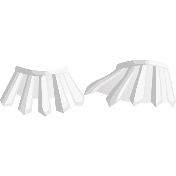 SVG avatar wardrobe skirt bell skirt