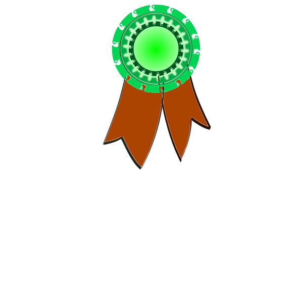 SVG Award ribbon vector image